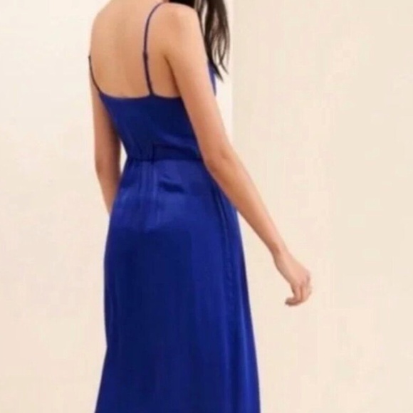 Anthropologie — Giverny Midi Slip Dress (Blue) — Size 8 - Picture 2 of 16